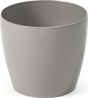 Osłonka na doniczkę Magnolia Ø 12 cm taupe plastikowa