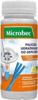 Pałeczki udrażniające do odpływów Microbec 12 szt