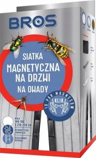 Siatka magnetyczna na drzwi biała 160 x 220 cm