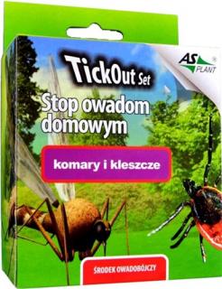 TickOut Set oprysk na kleszcze i komary w ogrodzie  2x100 ml