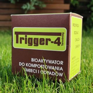 TRIGGER-4 preparat do kompostu 100g + 2 WORKI KOMPOSTOWE 80L