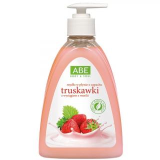 ABE mydło w płynie 500ml truskawkowe