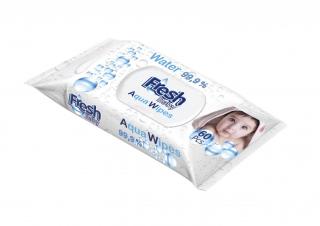 Aqua Wipes chusteczki nawilżane wodne 99,9% Fresh Baby 60 szt.