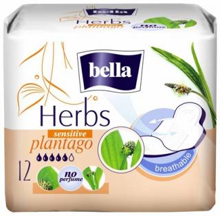Bella Herbs babka lancetowata 12szt podpaski higieniczne