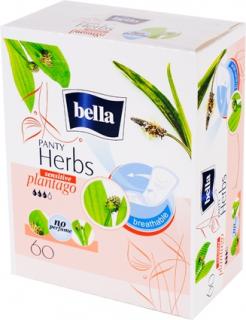Bella Herbs babka lancetowata 60szt wkładki higieniczne