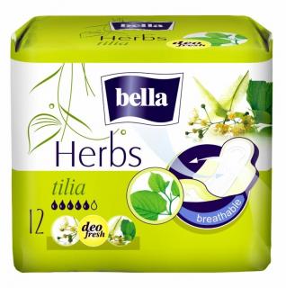 Bella Herbs kwiat lipy 12szt podpaski higieniczne