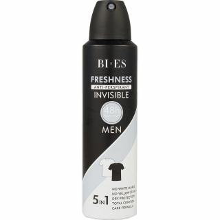 Bi-es dezodorant męski Invisible Freshness 150ml
