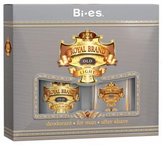 Bi-es zestaw Royal Brand Light (płyn po goleniu+dezodorant)