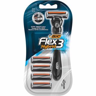 Bic Flex 3 Hybrid maszynka + 4 wkłady