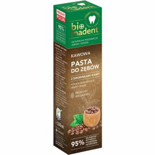 Bio Madent kawowa pasta do zębów z drobinkami kawy 100ml