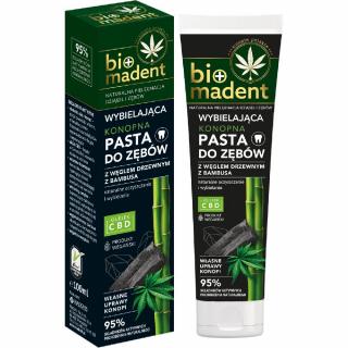 Bio Madent pasta do zębów z węglem z bambusa 100ml wybielająca