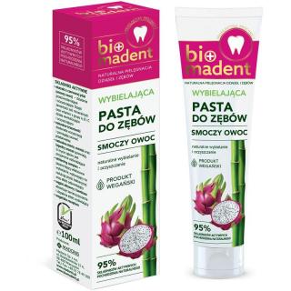 Bio Madent pasta wybielająca 100ml Węgiel z Bambusa i Smoczy Owoc