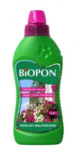 Biopon nawóz mineralny płyn rośliny balkonowe 0,5L