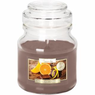 Bispol świeca zapachowa – słoik Czekolada-Pomarańcza