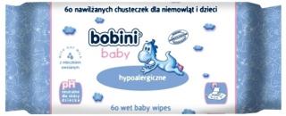 Bobini Baby chusteczki hypoalergiczne 60 sztuk