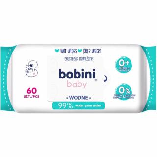 Bobini Baby chusteczki nawilżane wodne 60 sztuk
