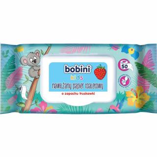 Bobini papier toaletowy dla dzieci 50 sztuk nawilżany