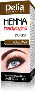 Delia Henna tradycyjna do brwi i rzęs brązowa