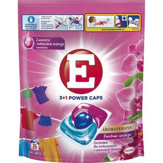 E 3+1 Power Caps kapsułki piorące Colors 26 sztuk Orchidea