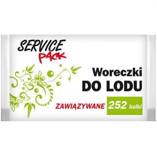 Fixi torebki do lodu zawiązywane 252 kostki