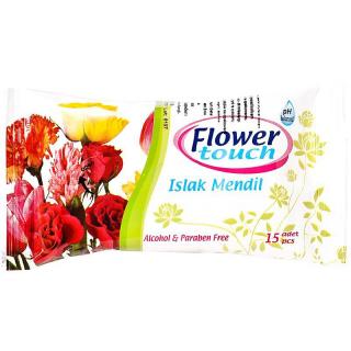 Flower Touch chusteczki nawilżane 15 sztuk