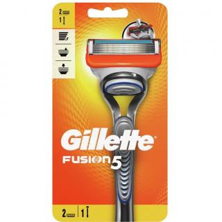Gillette Fusion 5 maszynka do golenia pięcioostrzowa + 2 wkłady
