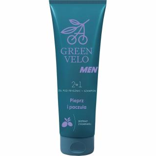 Green Velo MEN żel pod prysznic i szampon 2w1 250ml Pieprz i Paczula