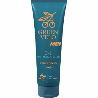 Green Velo Men żel/szampon 2w1 250ml Pomarańcz i Cedr