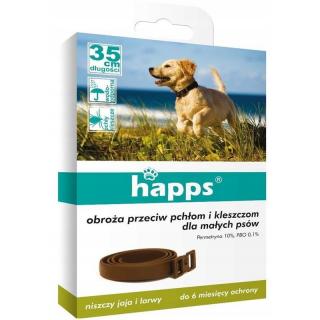 Happs obroża dla małych psów przeciw pchłom i kleszczom
