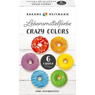 Heitmann Crazy Colors naturalne barwniki spożywcze 6x4g