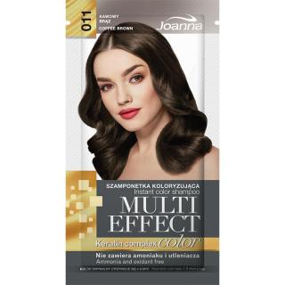 Joanna Multi Effect 11 kawowy brąz szamponetka