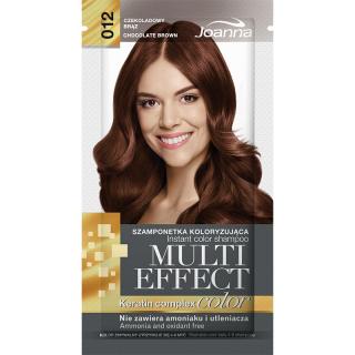 Joanna Multi Effect 12 czekoladowy brąz szamponetka