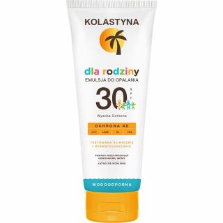 Kolastyna Opalanie emulsja do opalania SPF30 family 250ml