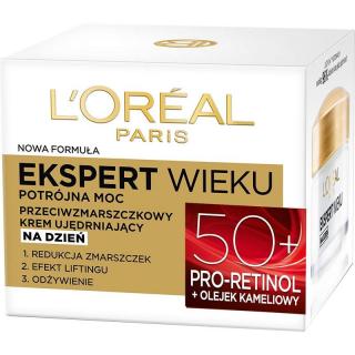 Loreal Ekspert Wieku 50+ krem przeciwzmarszczkowy na dzień 50ml