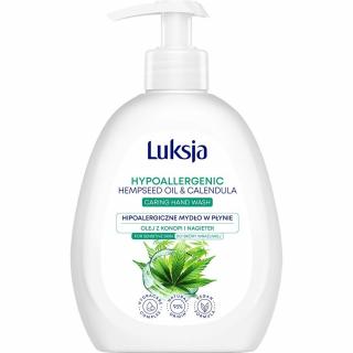 Luksja Hypoallergenic mydło w płynie 250ml Olej z Konopi i Nagietek 250ml