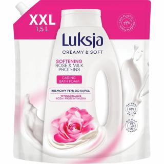 Luksja płyn do kąpieli 1,5L Rose zapas