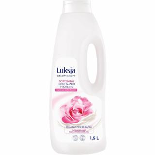 Luksja płyn do kąpieli Softening 1,5L Róża i Proteiny Mleka