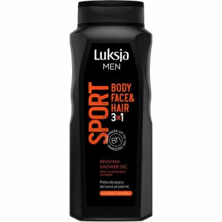 Luksja żel pod prysznic 3w1 Men Sport 500ml