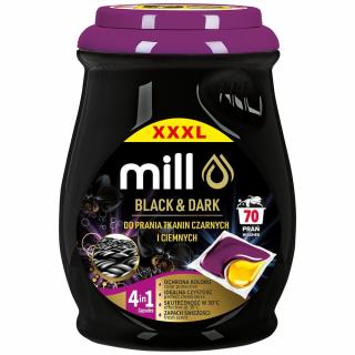 Mill Professional kapsułki piorące 70 sztuk Black