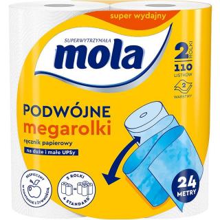 Mola Podwójne Megarolki ręcznik papierowy 2W 2 rolki