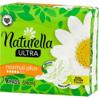 Naturella Ultra Normal Plus podpaski higieniczne 9szt. ze skrzydełkami