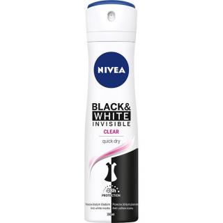 Nivea dezodorant Black  White Invisible Clear 150ml