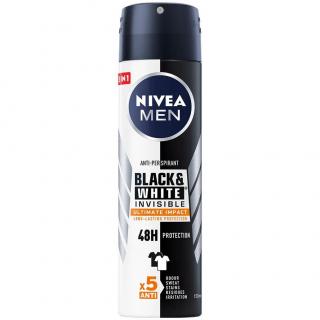 Nivea Men dezodorant Invisible BW Ultimate Impact 48H 150ml