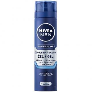 Nivea Men Protect  Care żel do golenia 200ml Nawilżający