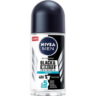 Nivea Men roll-on Invisible BlackWhite Fresh 50ml