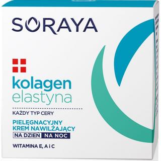 Soraya Kolagen Elastyna krem nawilżający na dzień i na noc 50ml