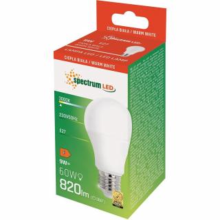 Spectrum LED żarówka GLS E27 9W (WOJ 14610)