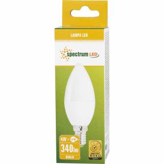 Spectrum LED żarówka świecowa E14 4W