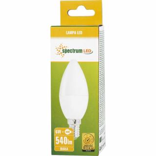 Spectrum LED żarówka świecowa E14 6W