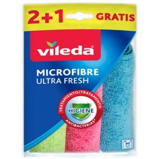 Vileda Microfibre Ultra Fresh ścierka uniwersalna 2+1 gratis